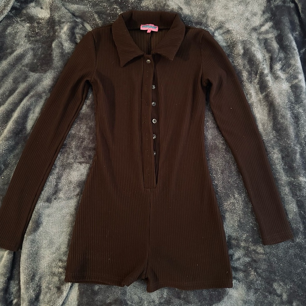 Edited Kelsey ribbed romper